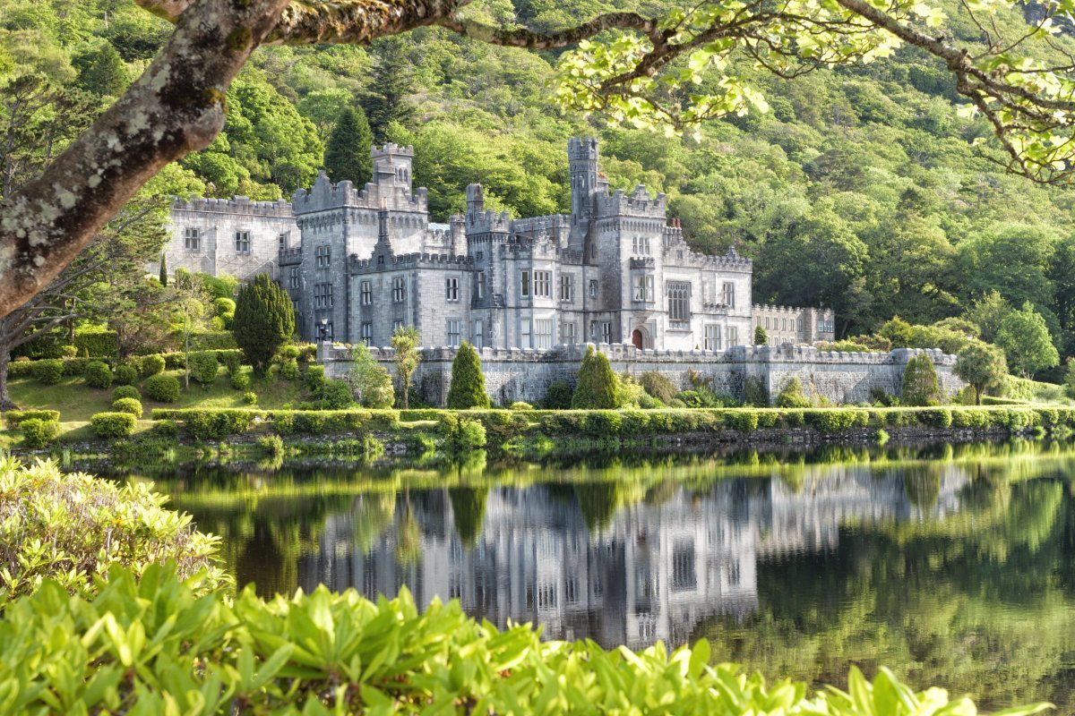 Kylemore Abbey, County Galway, Ireland.