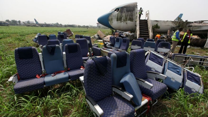 Lagos airplane seats
