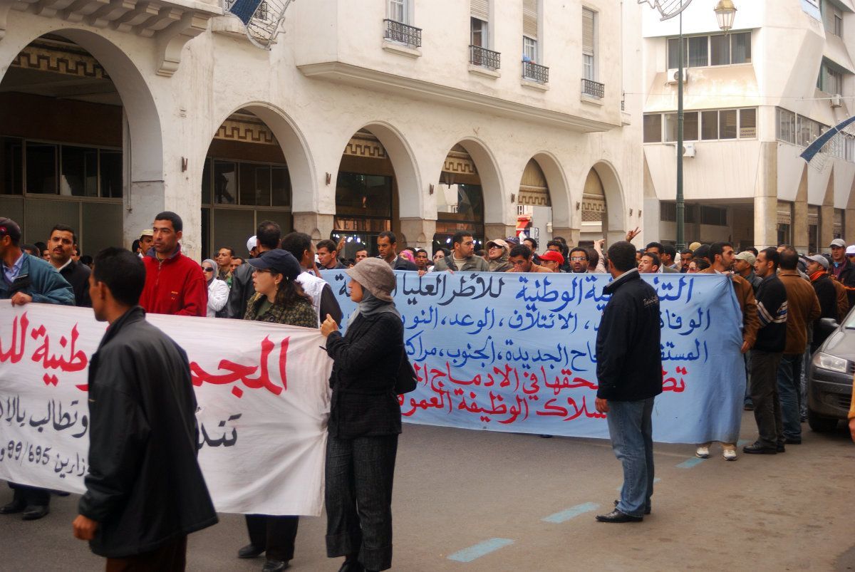 Rabat, Morocco Protest