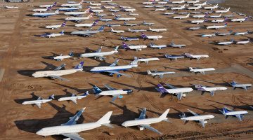 Victorville airplane graveyard