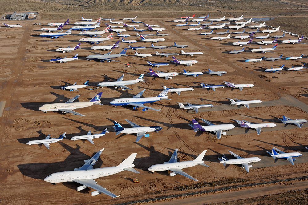 Victorville airplane graveyard