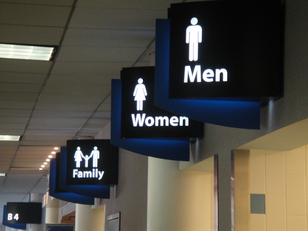 airport bathroom