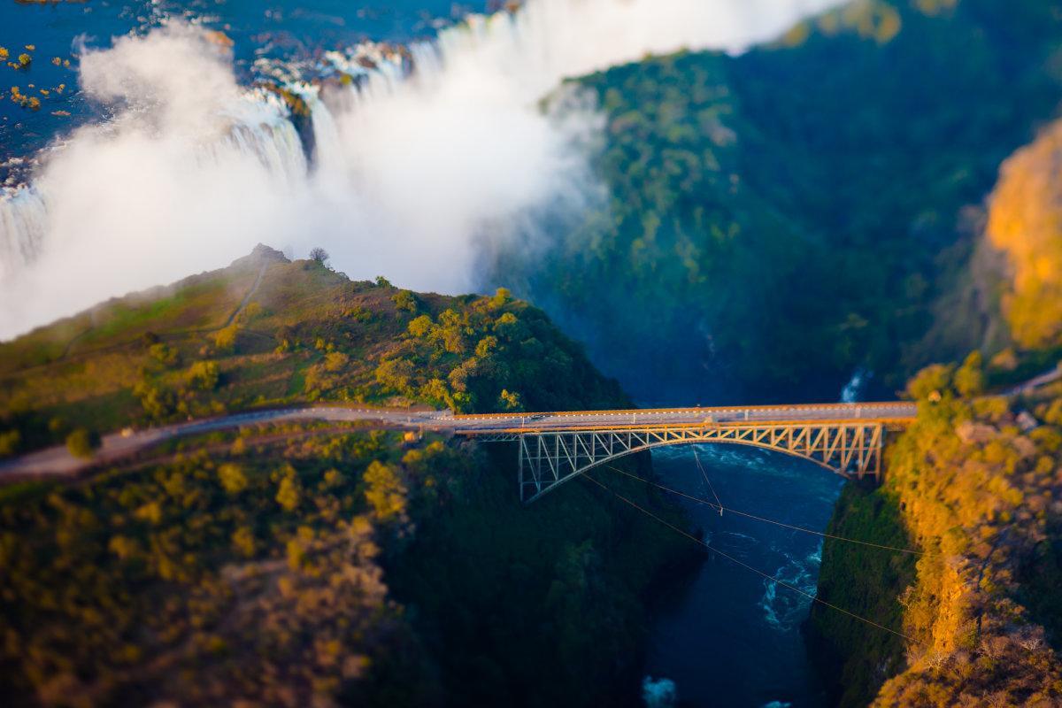 Bridge At Victoria Falls for Bungee-Jumping