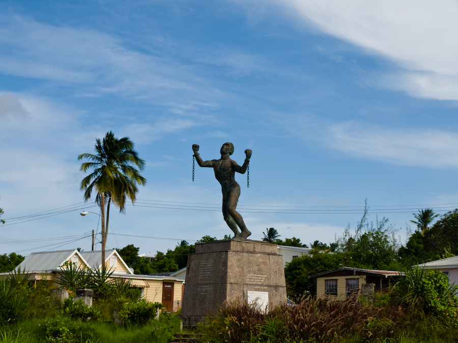 Bussa statue Barbados