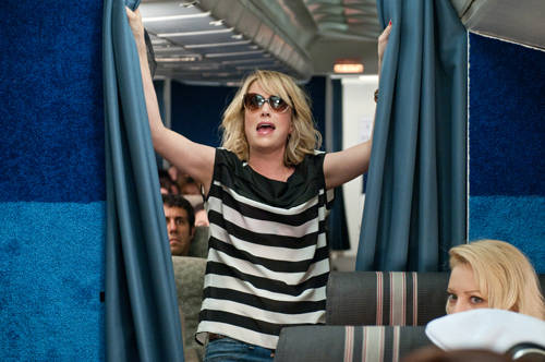 Drunk on plane