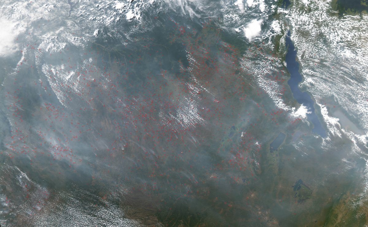 Fires in South Africa