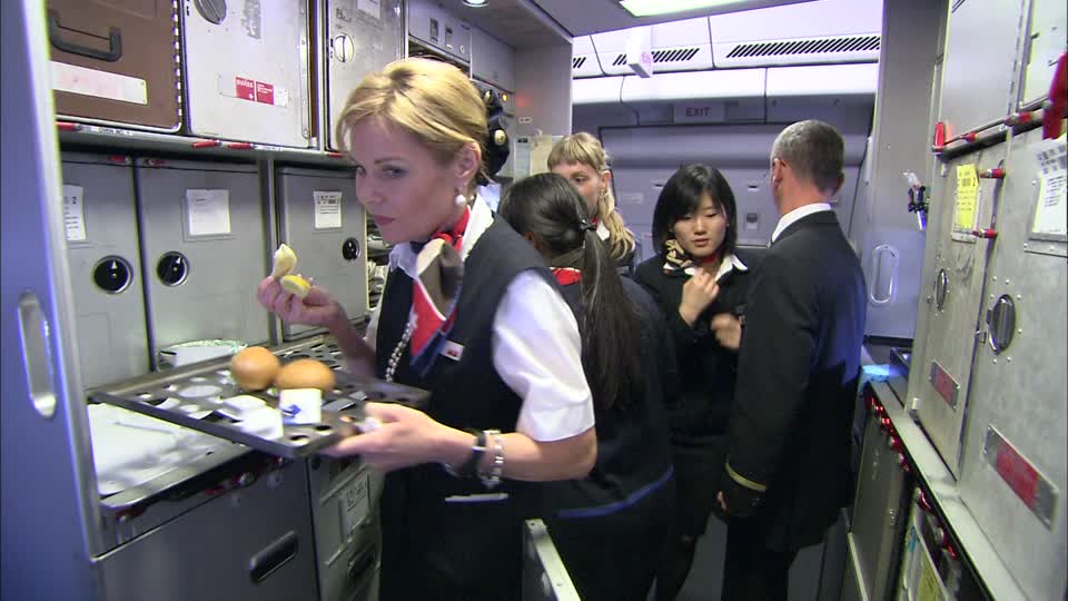 flight attendant galley