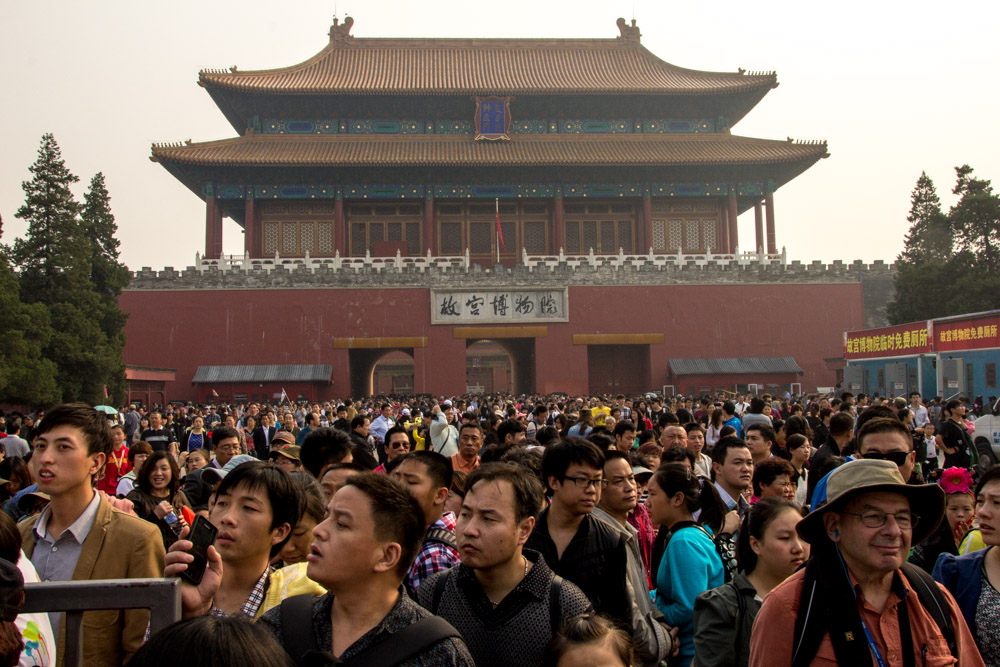 Forbidden City crowds