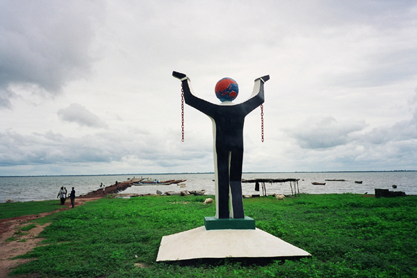 Freed Slave Statue Gambia