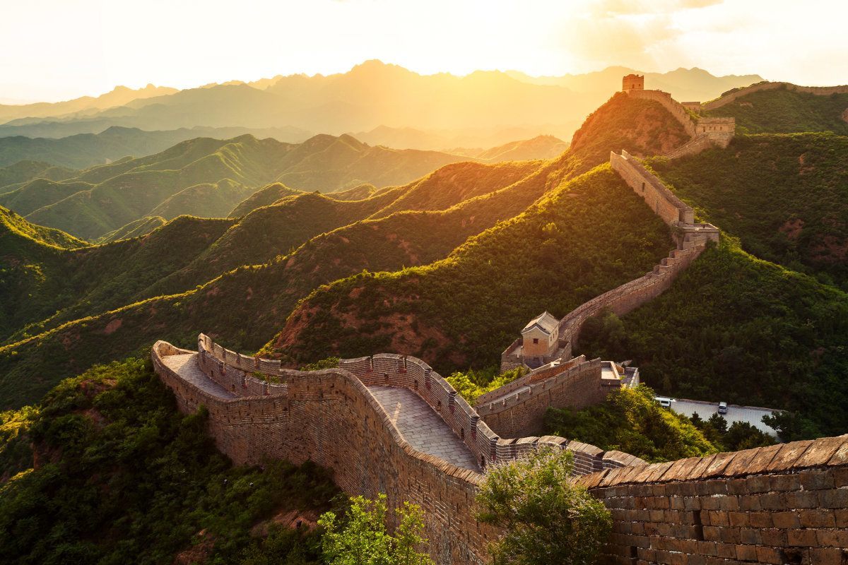 Great Wall at Sunset