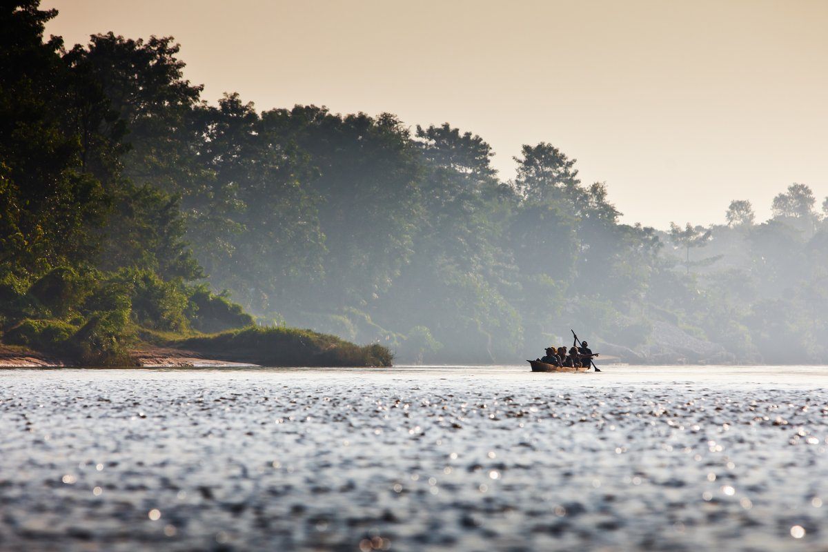 Kayaking At Chitwan National Park Nepal