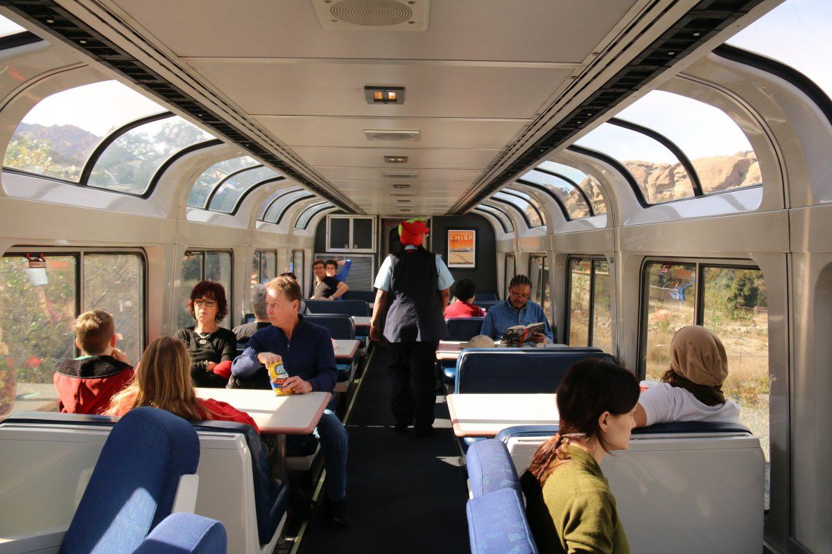 Lounge Car On Amtrak
