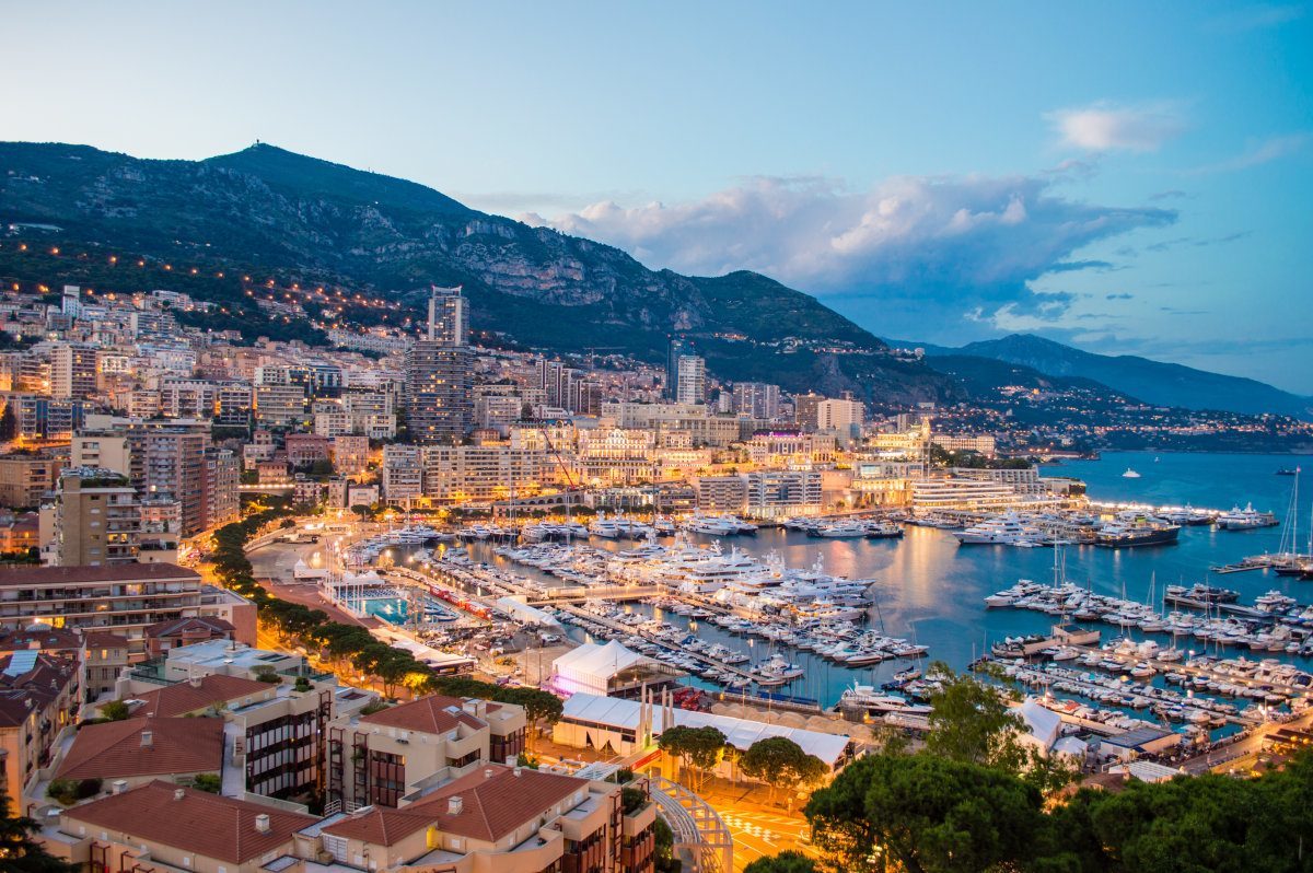 Monaco Evening Cityscape