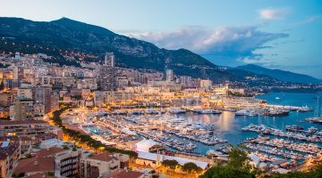 Monaco Evening Cityscape
