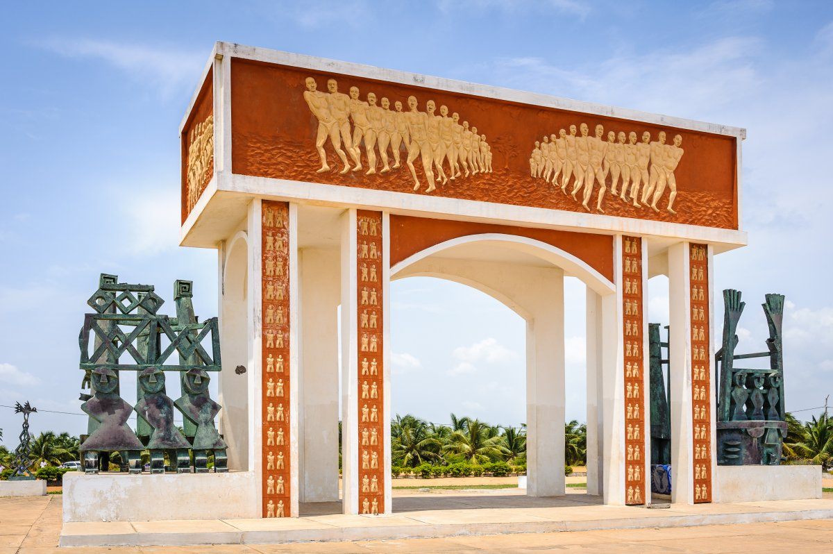 Monument In Benin, Africa
