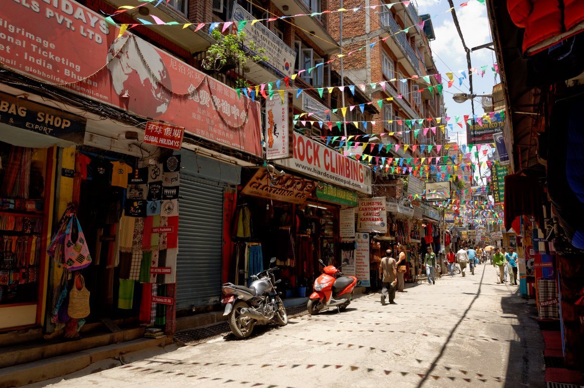 The Tourist District Of Katmandu