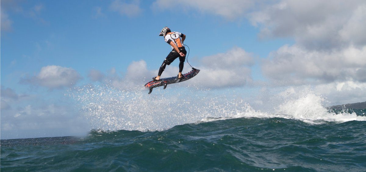 Jet surfing
