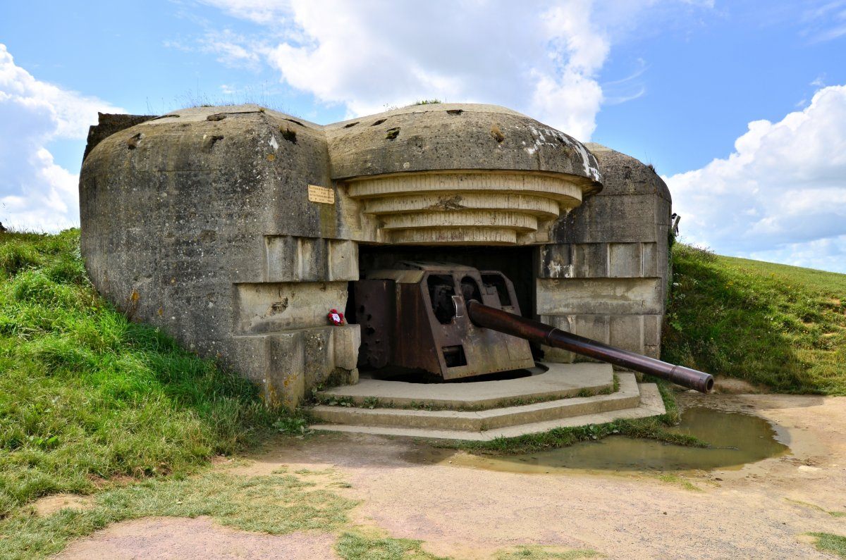 Longues-Sur-Mer World War II Gun Battery, Normandy