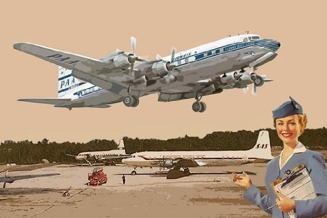 Pan Am postcard