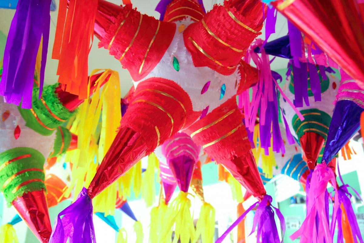 Pinatas Star Shape Mexican Tradition