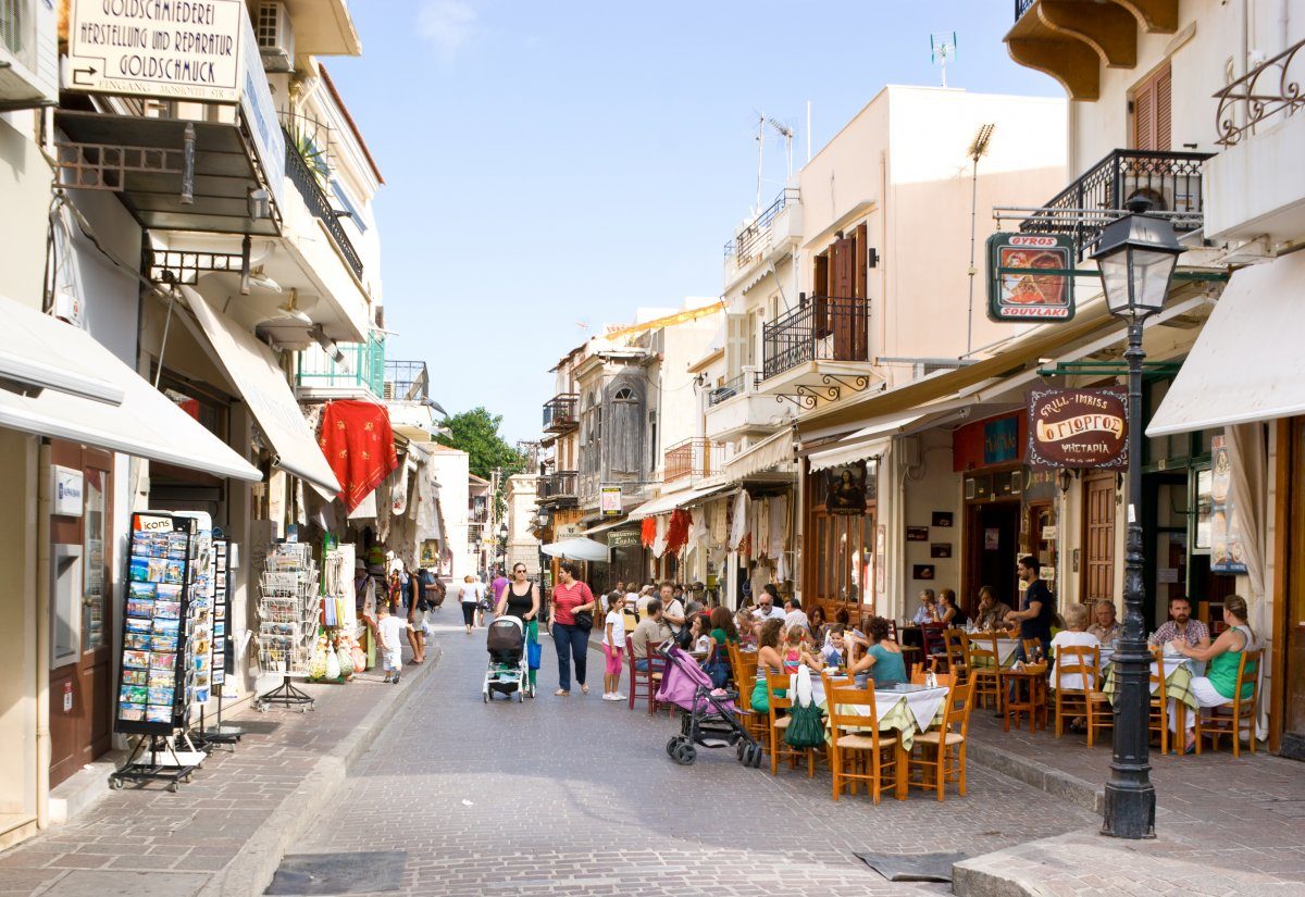 Rethymno, Greece cafes