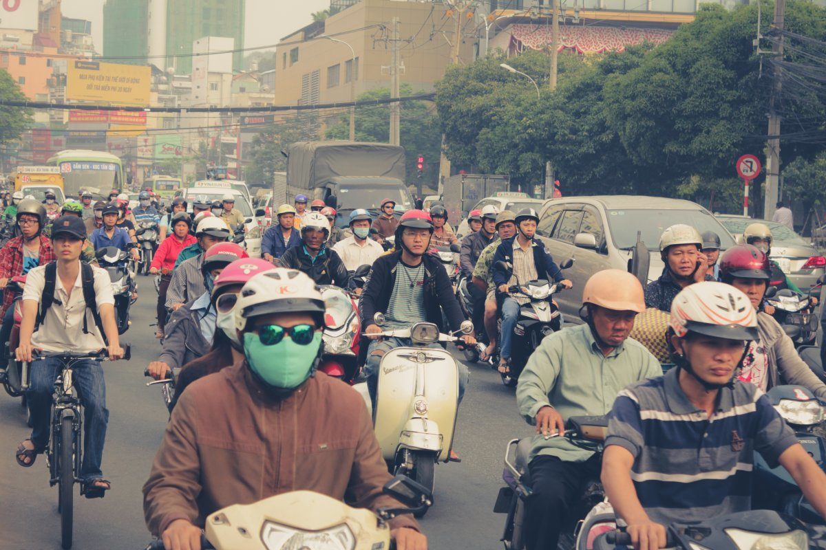 Saigon, Vietnam, Road Traffic
