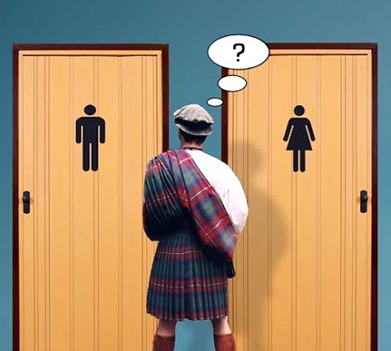 scotsman at loo
