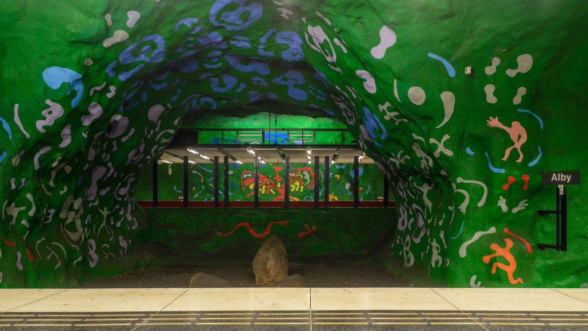 Alby station Stockholm subway