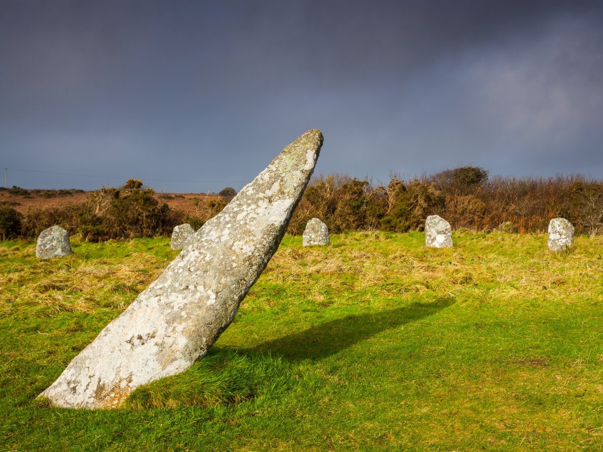 Boscawen-Un A Stone Circle Near St Buryan Cornwall