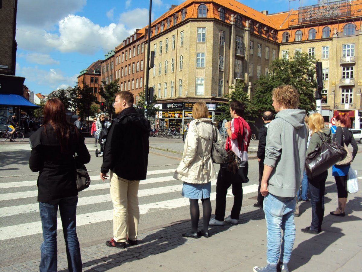 crosswalk in Denmark
