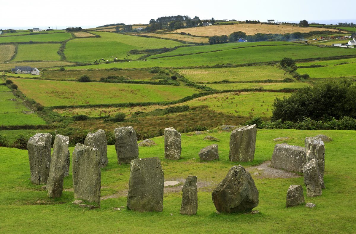 Drombeg Stone Circle In West Cork, Ireland
