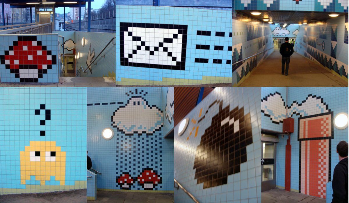 game station in Stockholm