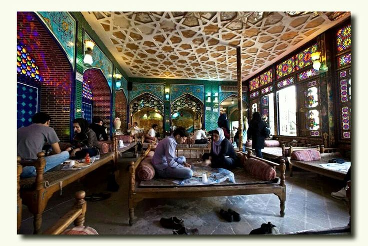 Iranian tea shop