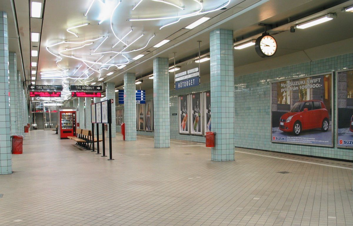 metro station in Stockholm