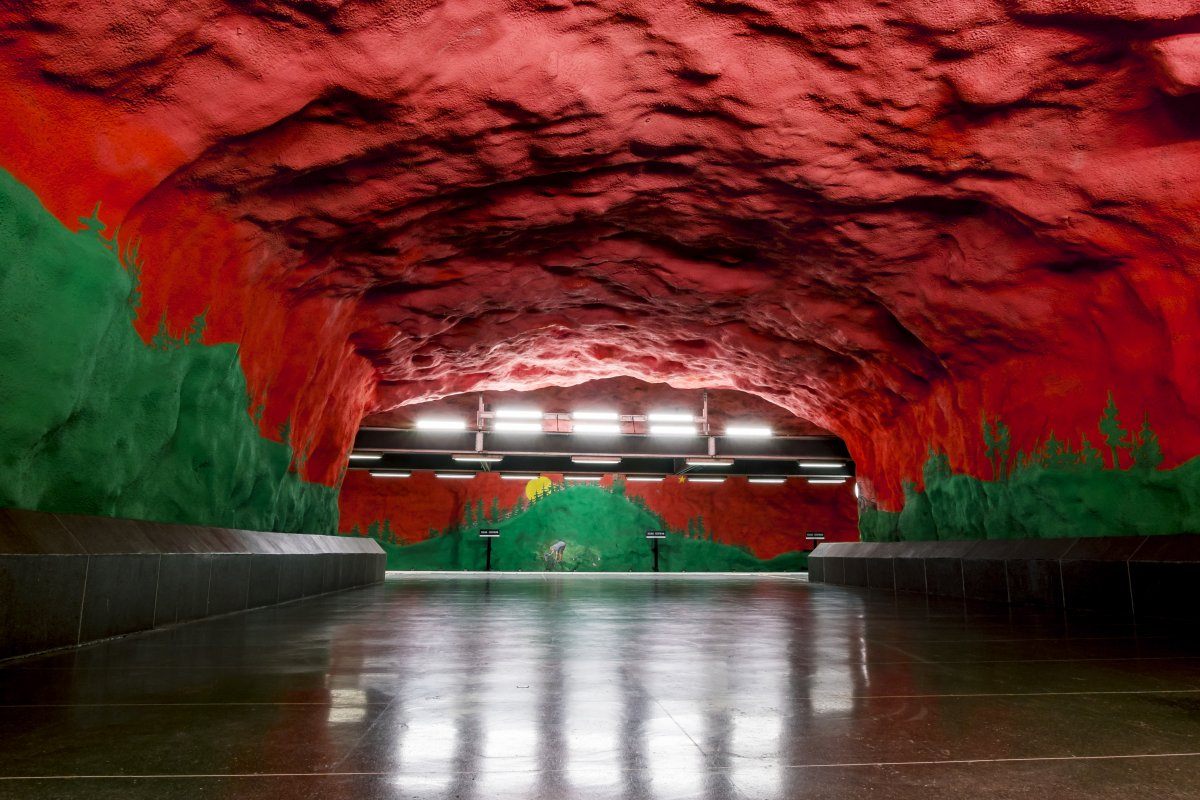 metro station Stockholm