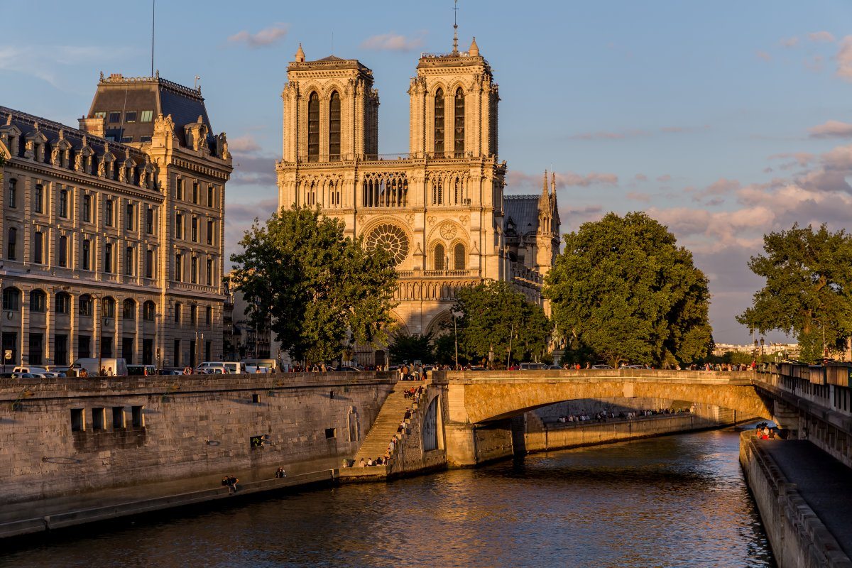 Notre Dame Cathedral In Paris, France