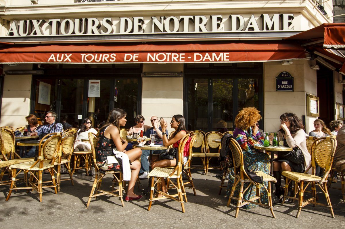 Paris, France cafe
