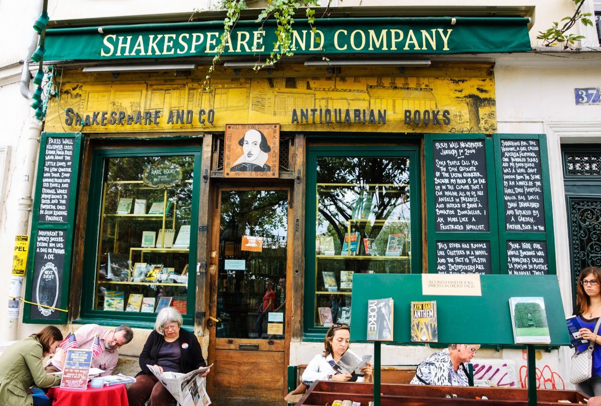 Paris, France - Famous Shakespeare And Company