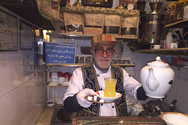 Persian tea shop
