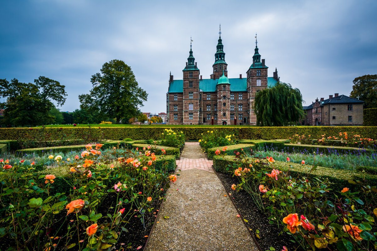 Rosenborg Castle, In Copenhagen, Denmark.