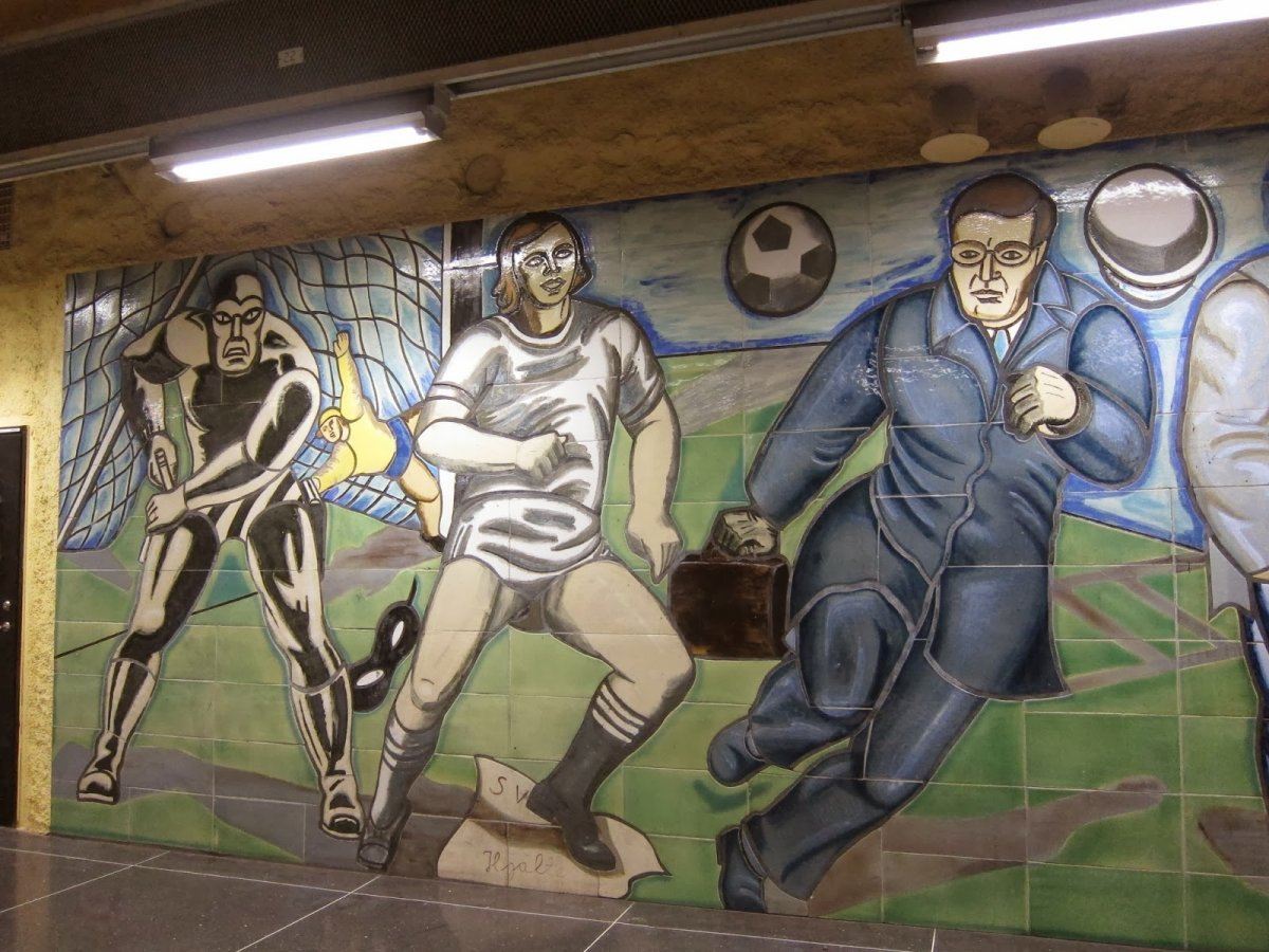stockholm subway art