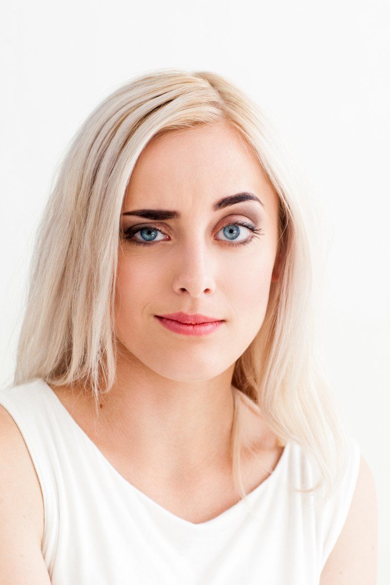A Woman With A Raised Eyebrow