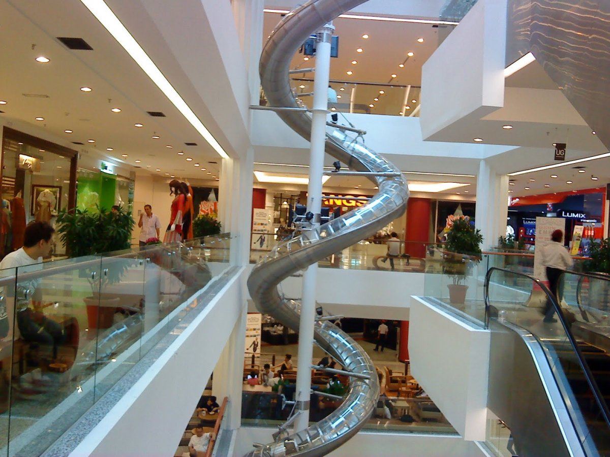 airport slide