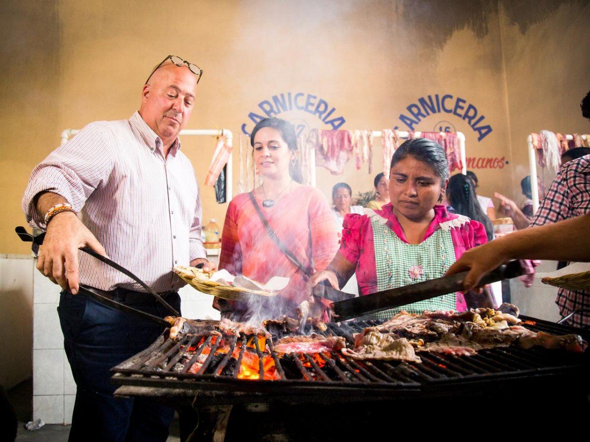 Andrew Zimmern in Oaxaca