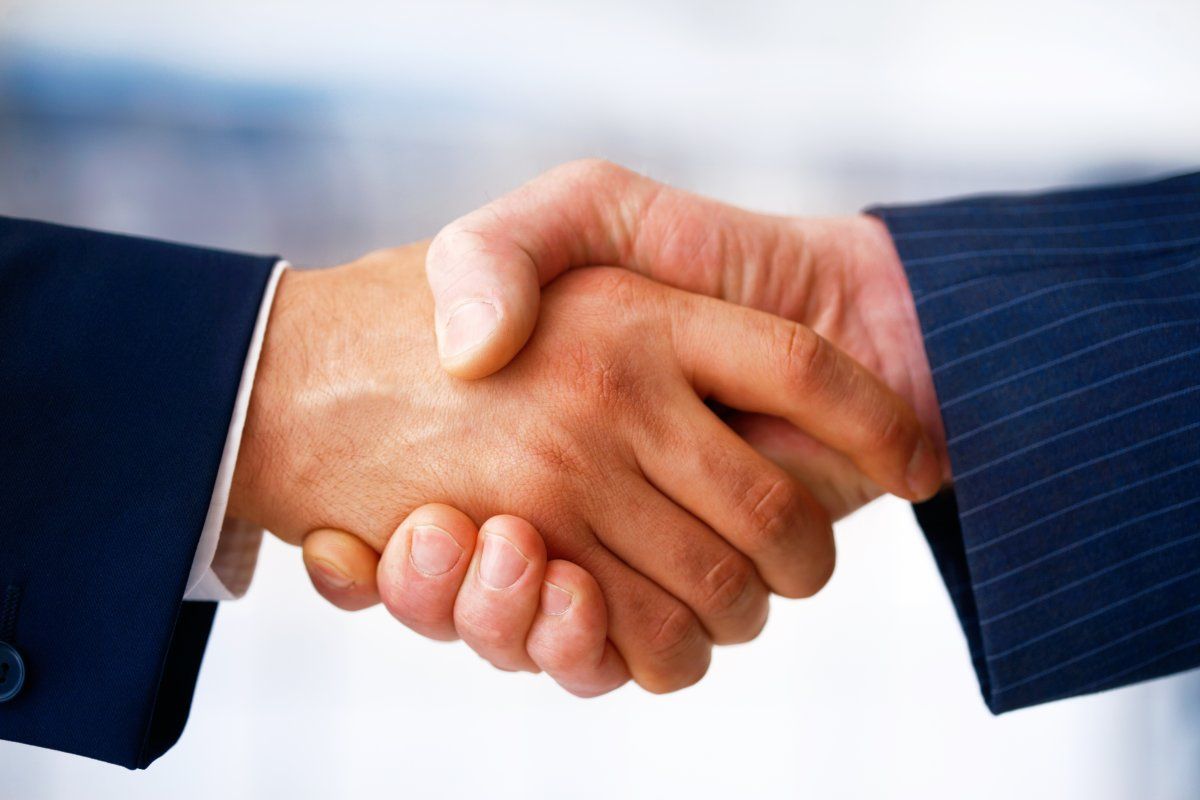 Businesspeople Shaking Hands