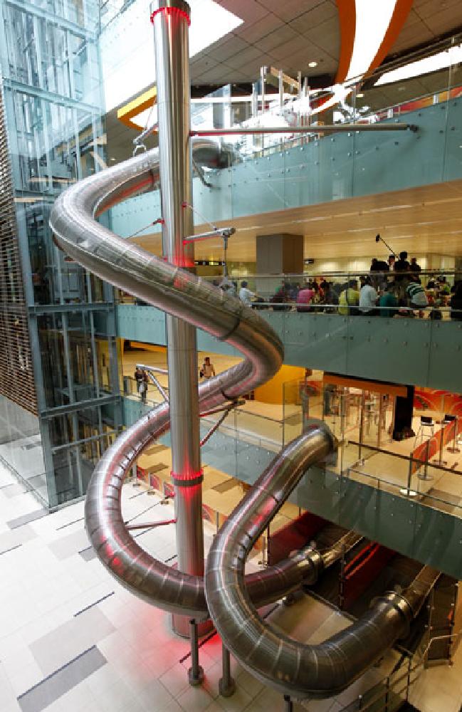 airport slide