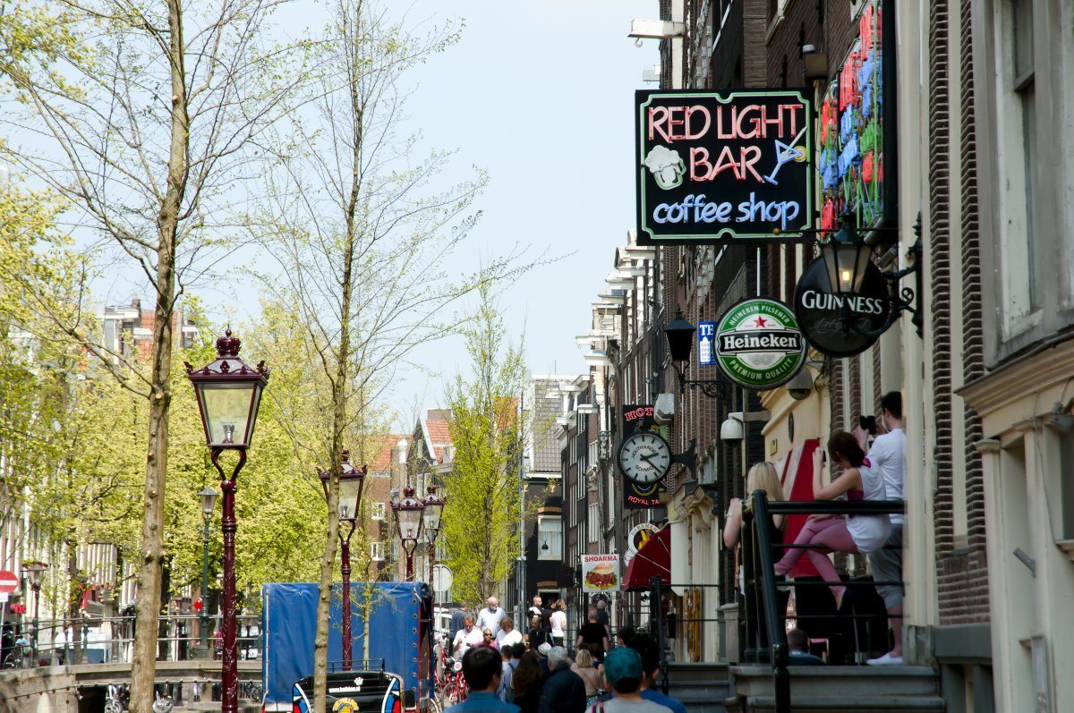 Amsterdam, Netherlands De Wallen Alleys Of The Red Light District