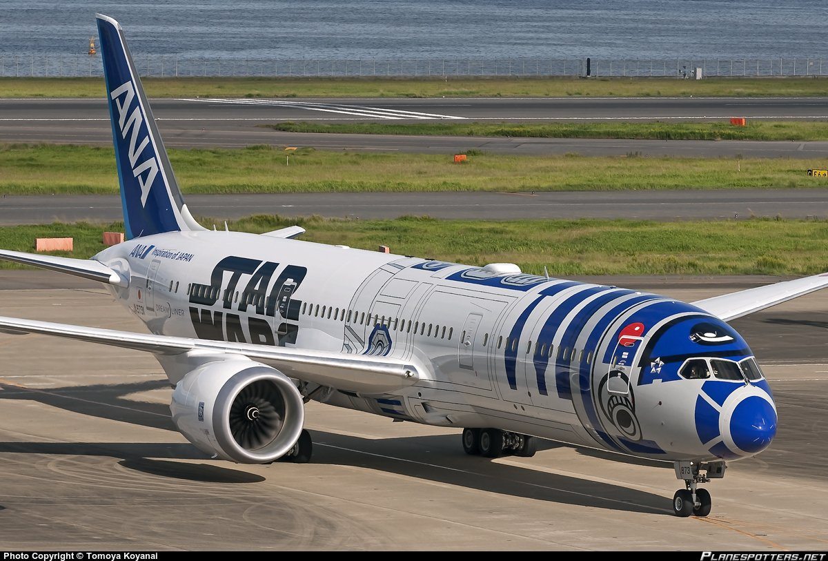 ANA star wars plane