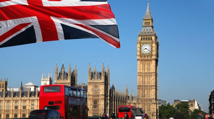 Big Ben With Double Decker, London, Uk