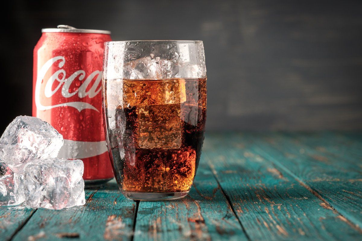 Can And Glass Of Coca-Cola
